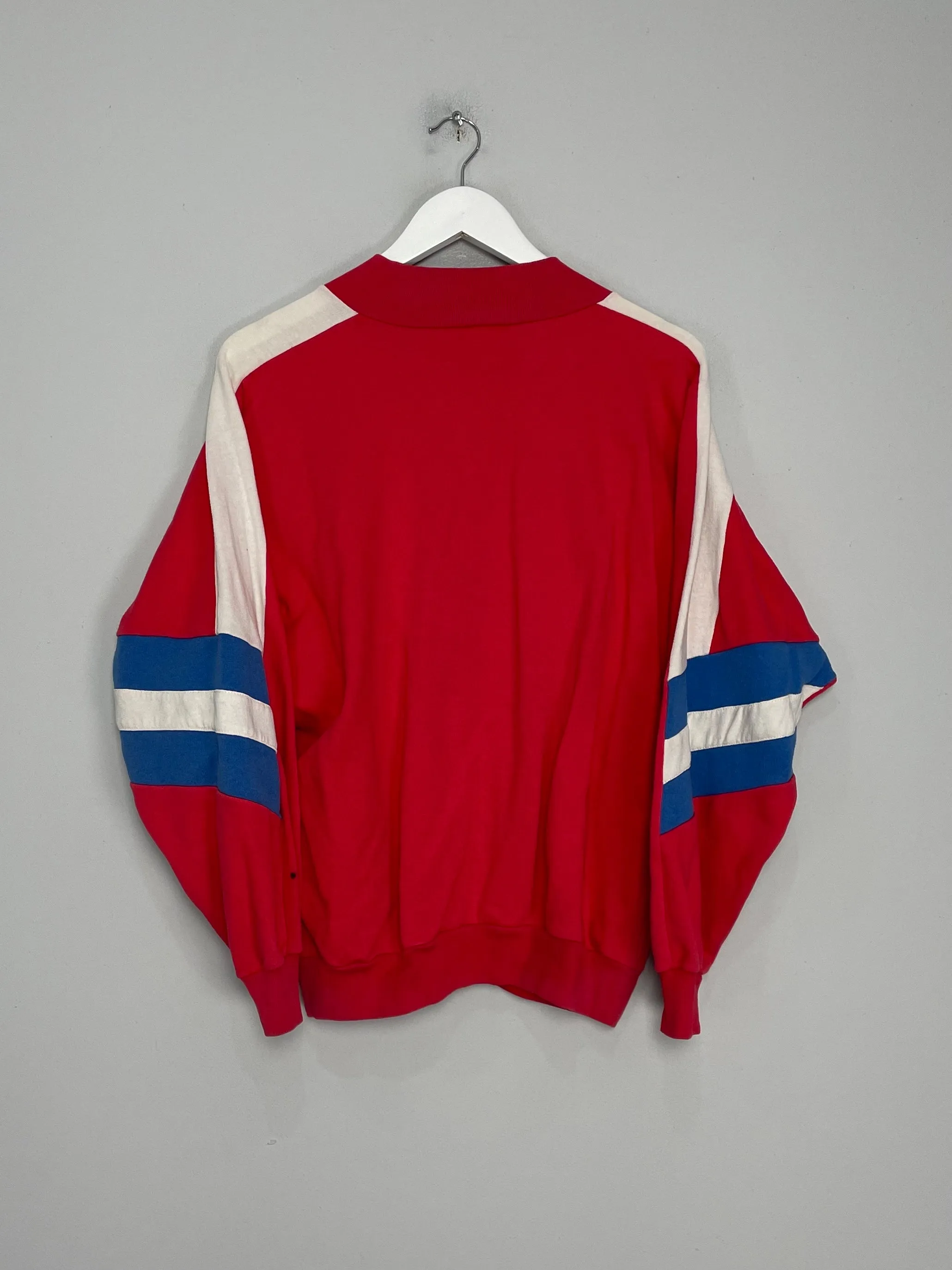 1990/91 AIRDRIEONIANS 1/4 ZIP JUMPER (M) RIBERO