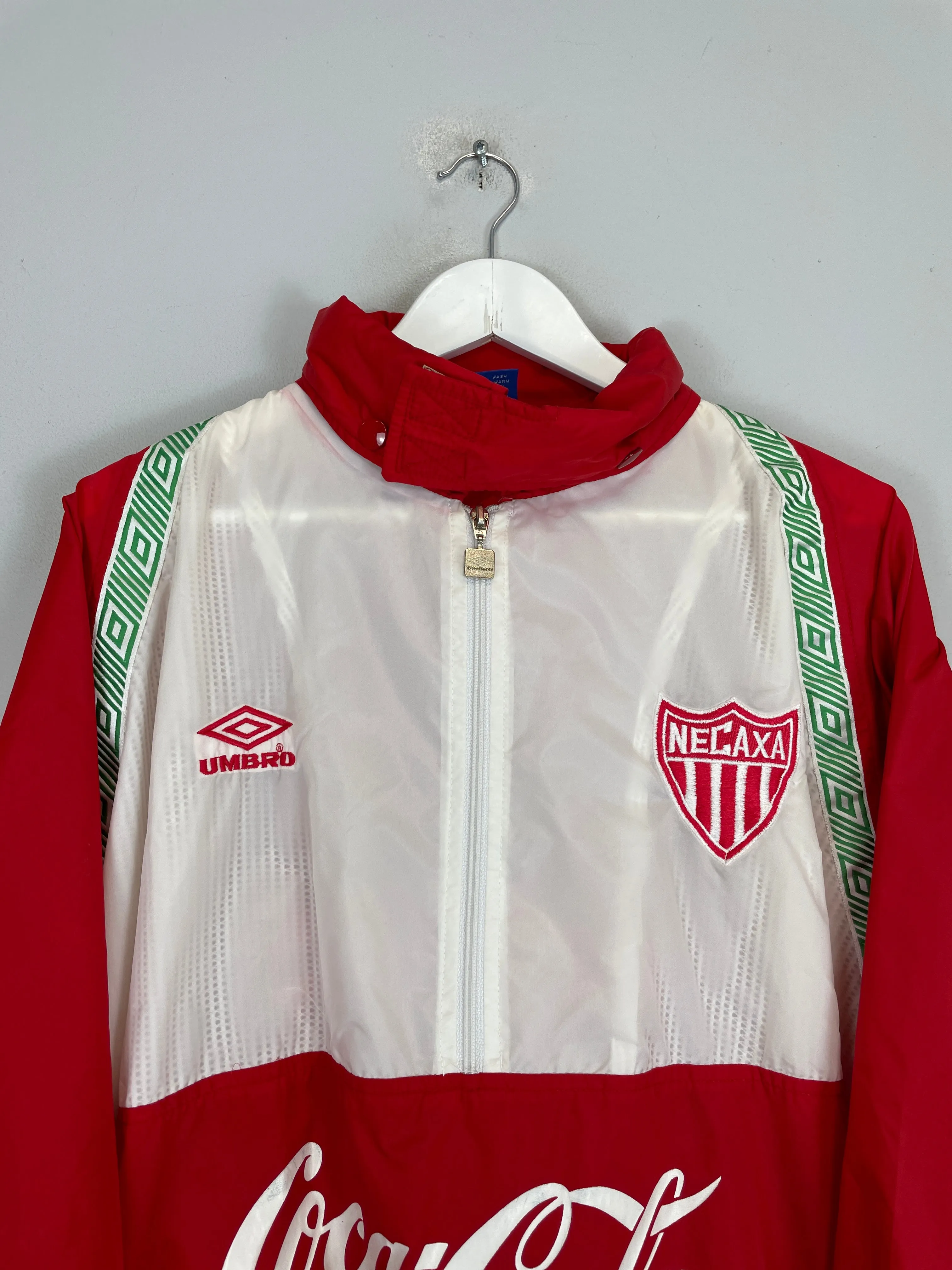 1995/96 NECAXA 1/2 ZIP JACKET (L) UMBRO