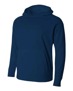 A4 NB4237 Youth Solid Tech Fleece Hoodie - Navy