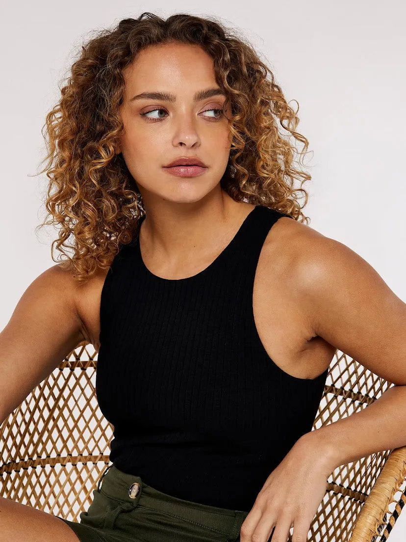 Apricot Ribbed Bodysuit