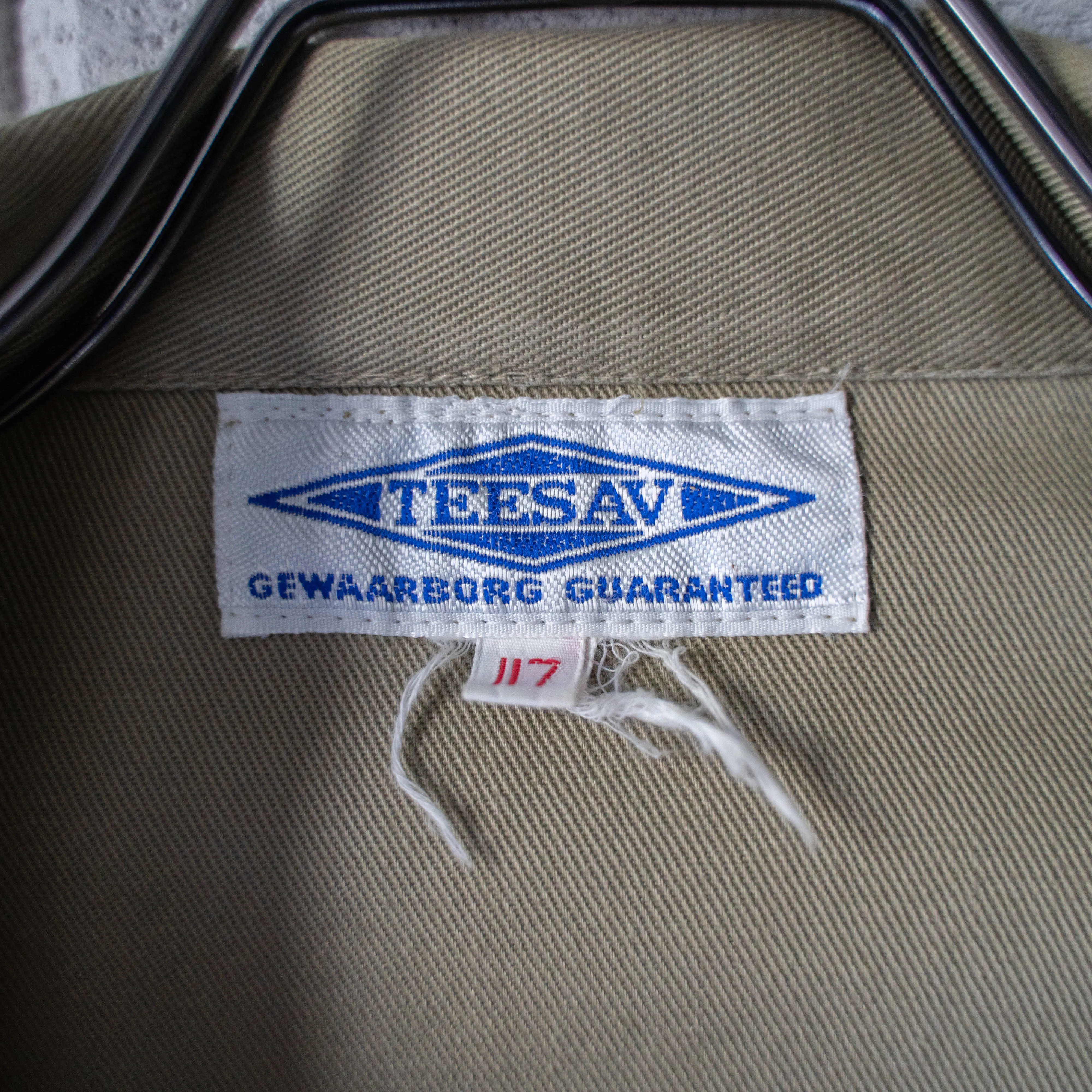 around 1980s Europe detachable sleeve cotton jacket