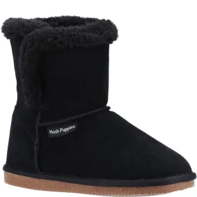Black Ashleigh Bootie Slippers