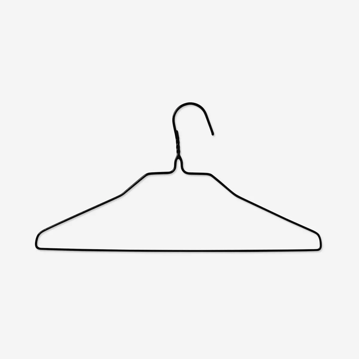 Black Metal Hangers - 5 pcs