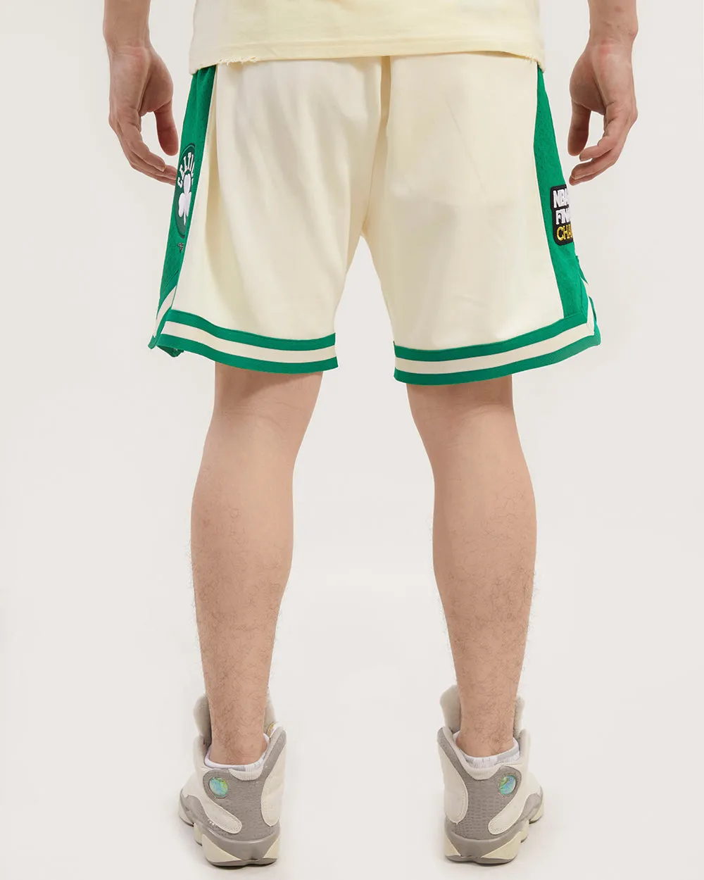BOSTON CELTICS CHAMPIONSHIP EVOLUTION DK 2.0 SHORT (EGGSHELL/KELLY GREEN)