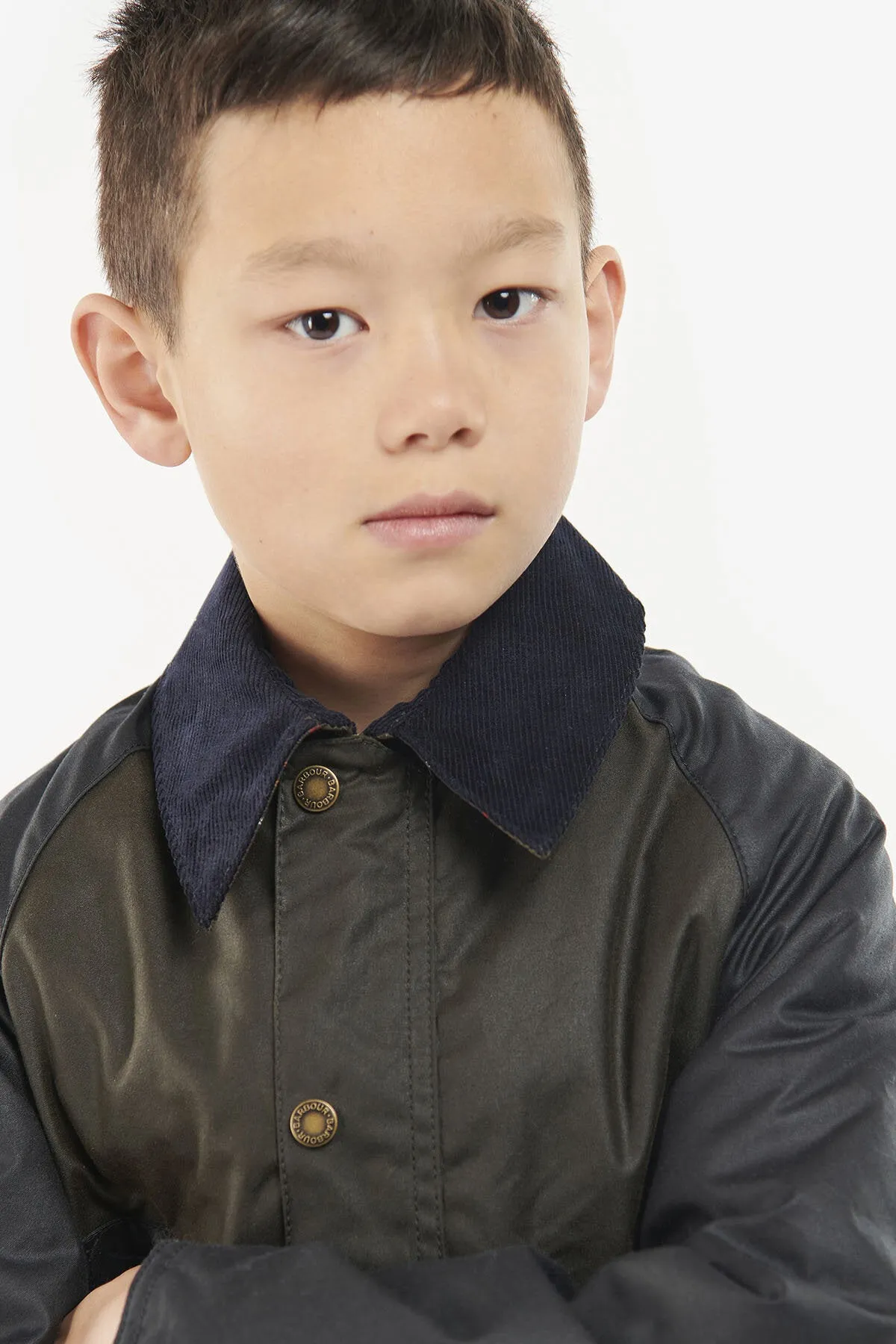 Boys Winter Patch Bedale Wax