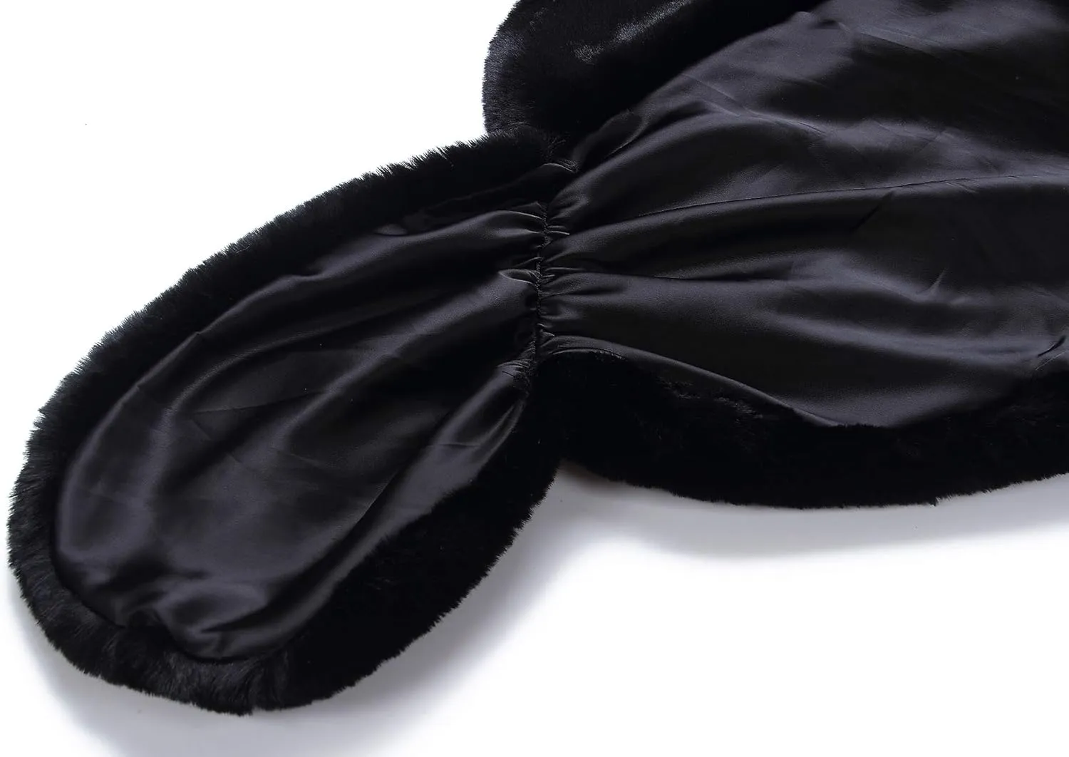 Caracilia Faux Fur Shawl Wrap Stole Shrug Winter Bridal Wedding Cover Up