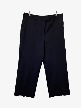 Cefinn Navy Wool Blend Wide Leg Pants Size 16