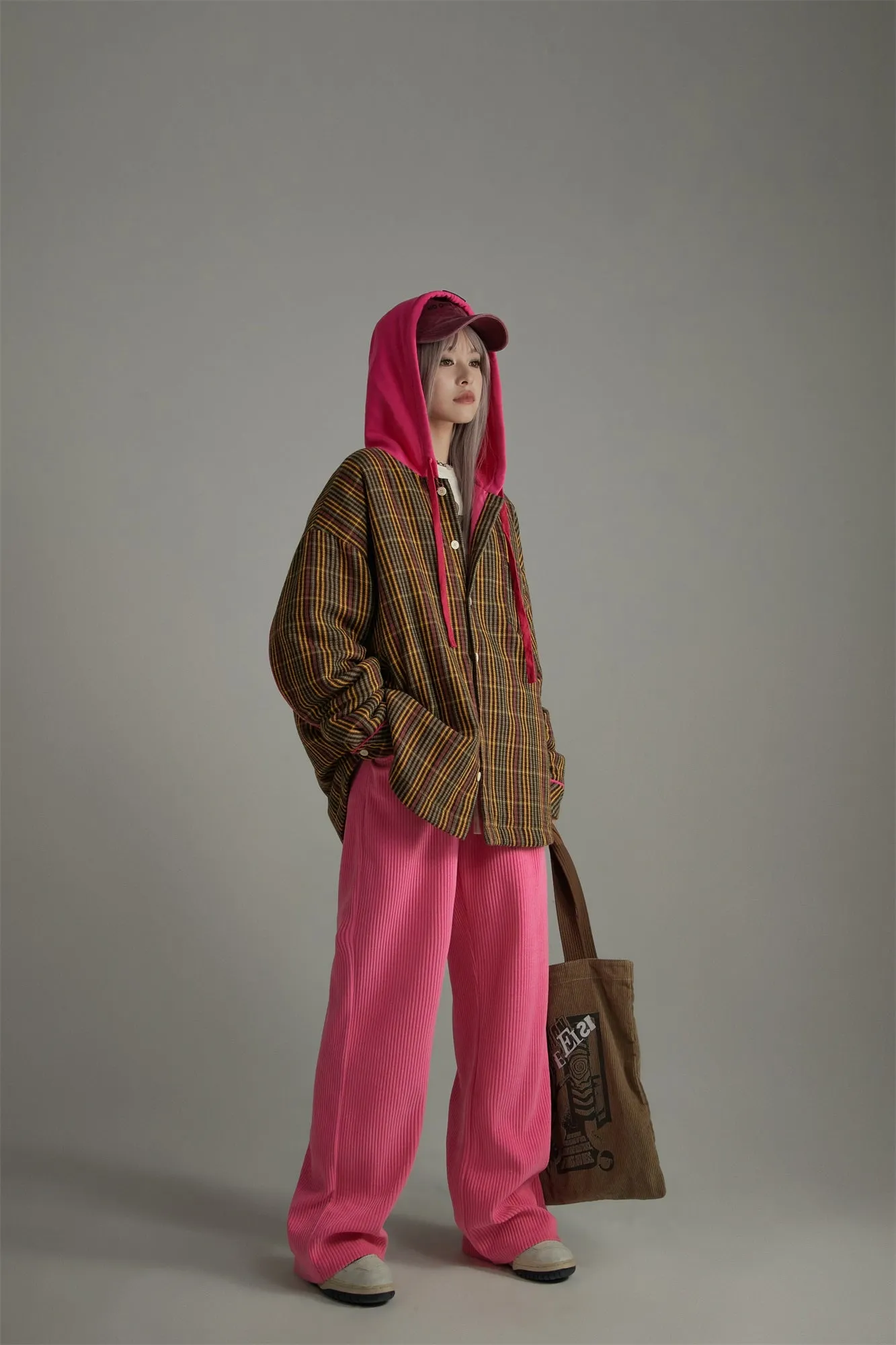 Check Color Matching Hoodie