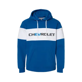 Chevrolet EV Varsity Fleece Colorblock Hooded Sweatshirt