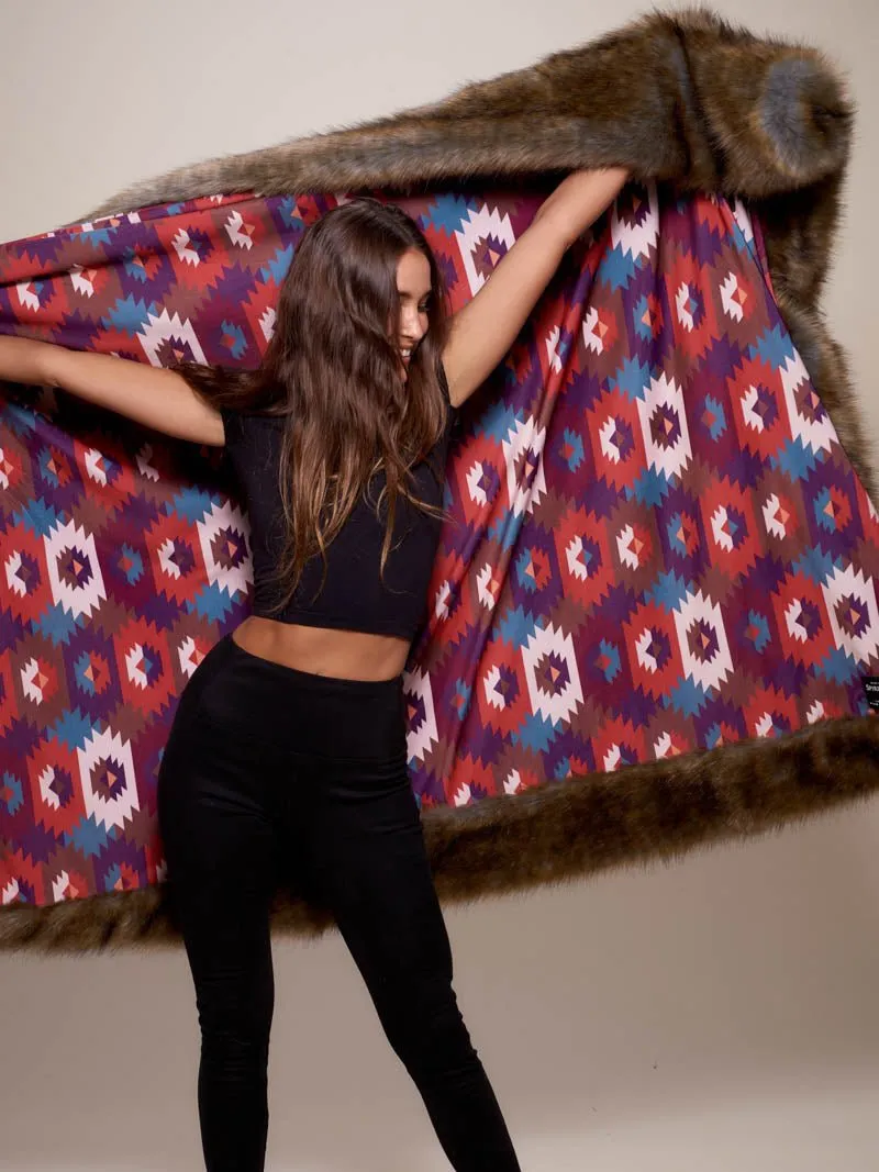 Collector Edition Honey Bear Faux Fur Throw