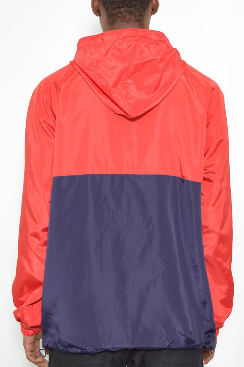 COLOR BLOCK ANORAK JACKET
