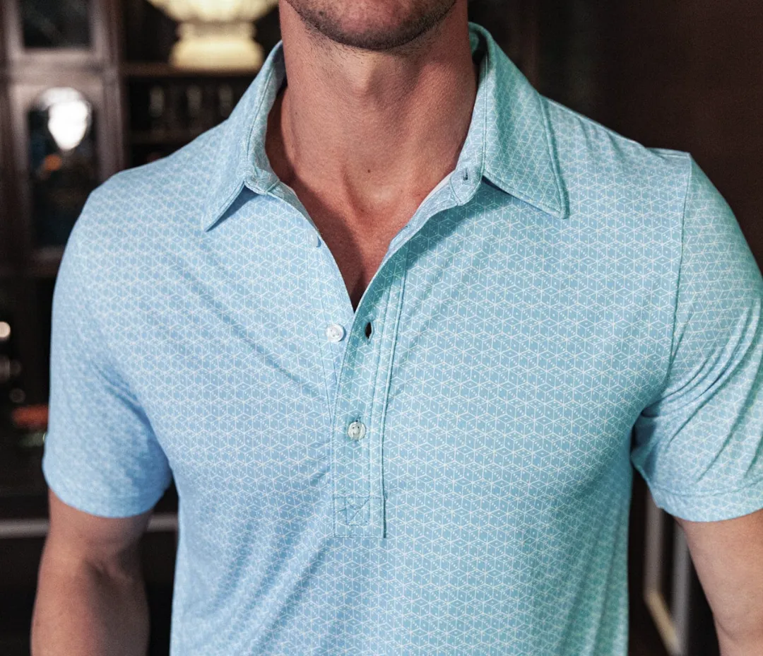 Criquet Performance Sport Range Polo Roll 'em Print
