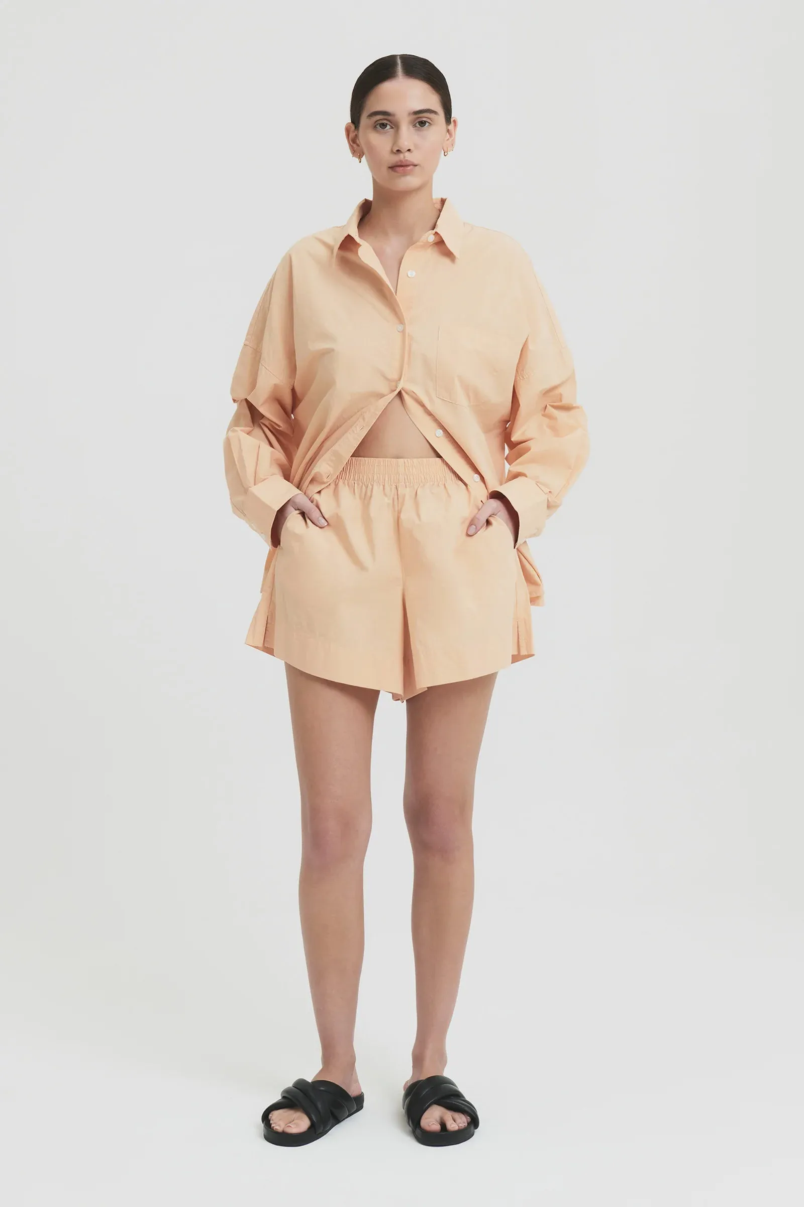 Cruz Poplin Short Melon