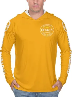 Custom Personalized Sun Protection Hoodie UV Shirt for Men Women, Customized UPF 50  Long Sleeve Tshirts Gifts