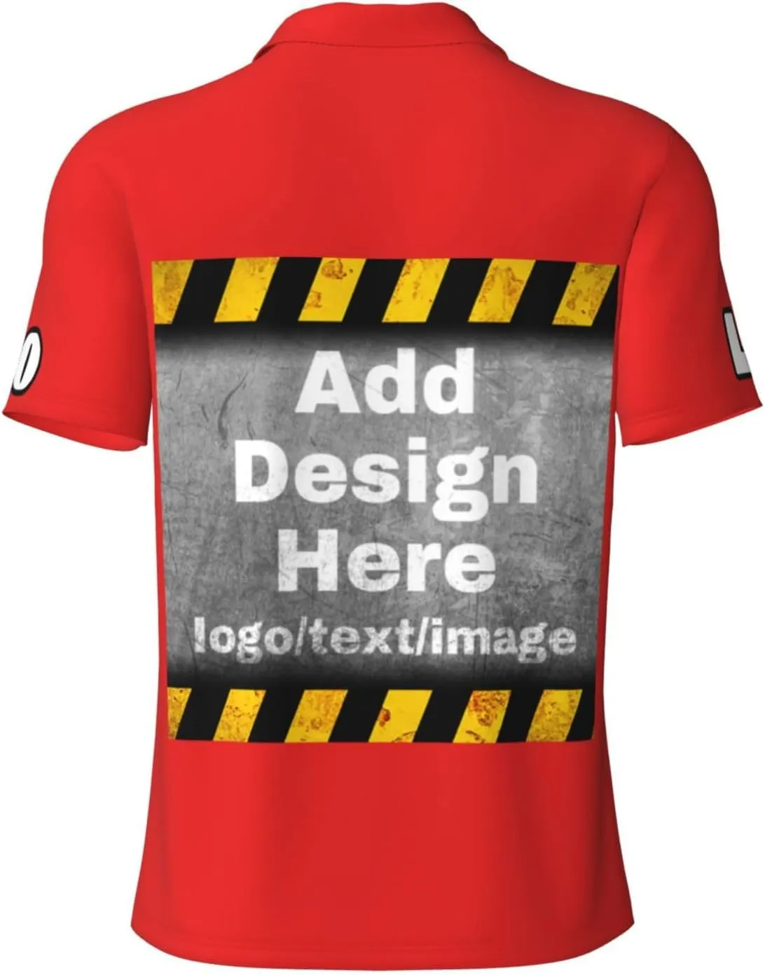 Custom Polo Shirt for Men Women Design Your Own Printed Front Back and Sleeve Personalized with Logo & Text