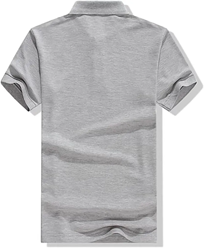 Custom Polo Shirt for Men Women, Personalize Golf Polo Shirt with Text and Logo