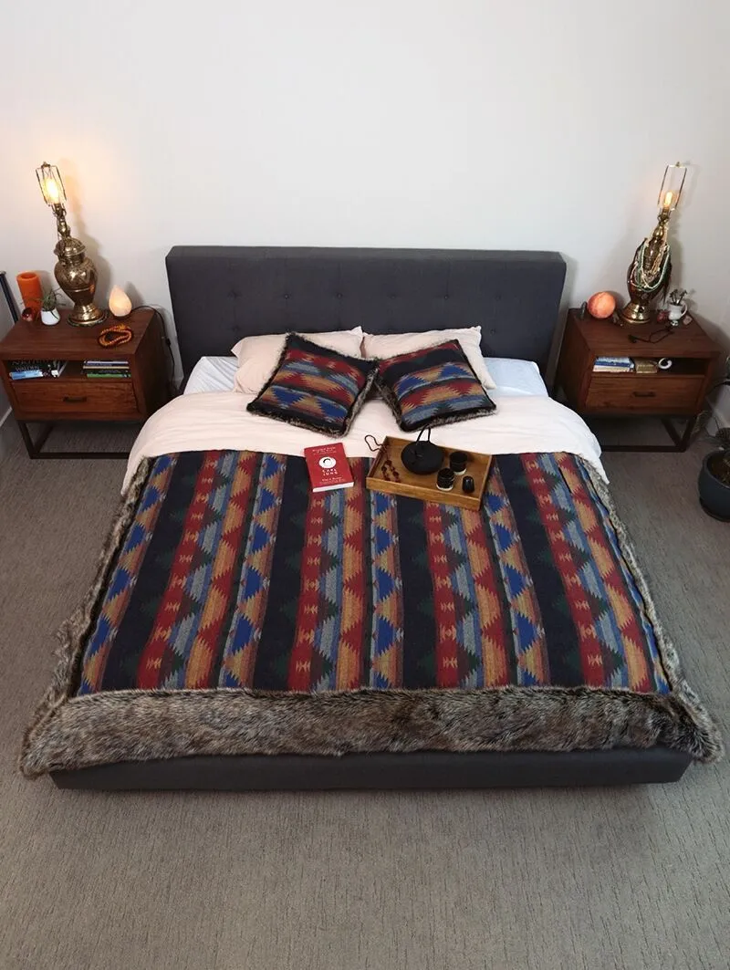 Direwolf Faux Fur Large Blanket