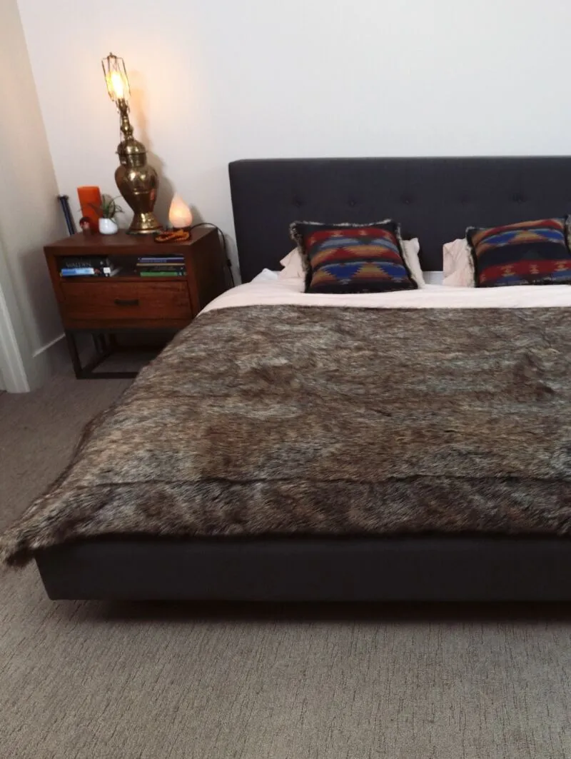 Direwolf Faux Fur Large Blanket