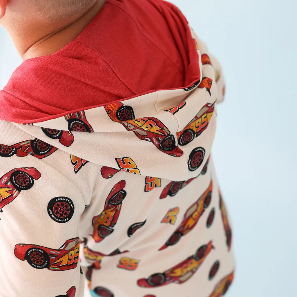 Disney Lightning McQueen & Lightning Red Reversible Long Sleeve Jacket