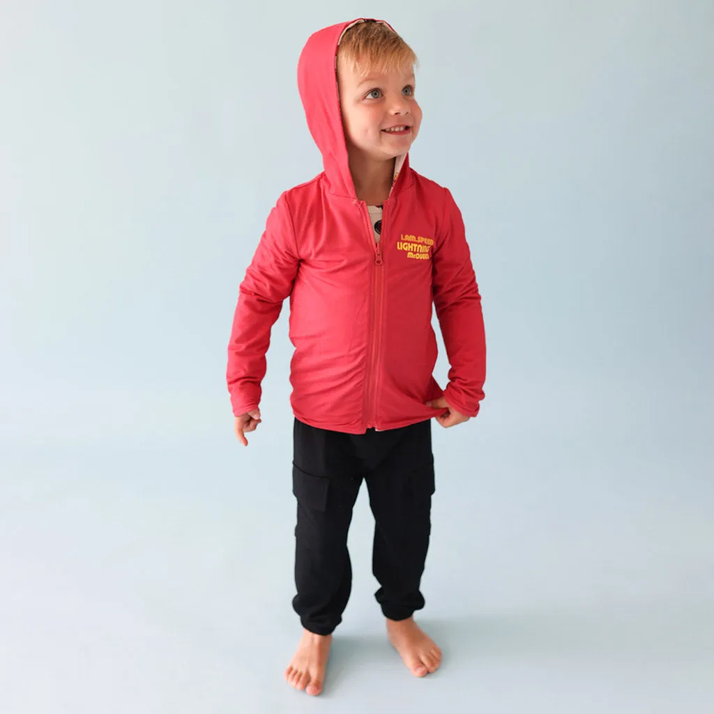 Disney Lightning McQueen & Lightning Red Reversible Long Sleeve Jacket