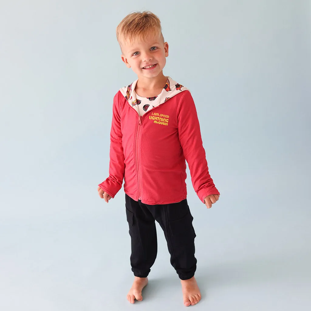 Disney Lightning McQueen & Lightning Red Reversible Long Sleeve Jacket