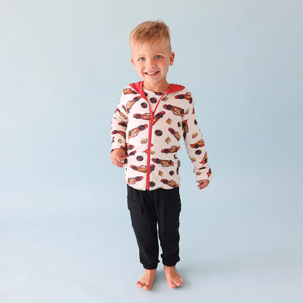 Disney Lightning McQueen & Lightning Red Reversible Long Sleeve Jacket