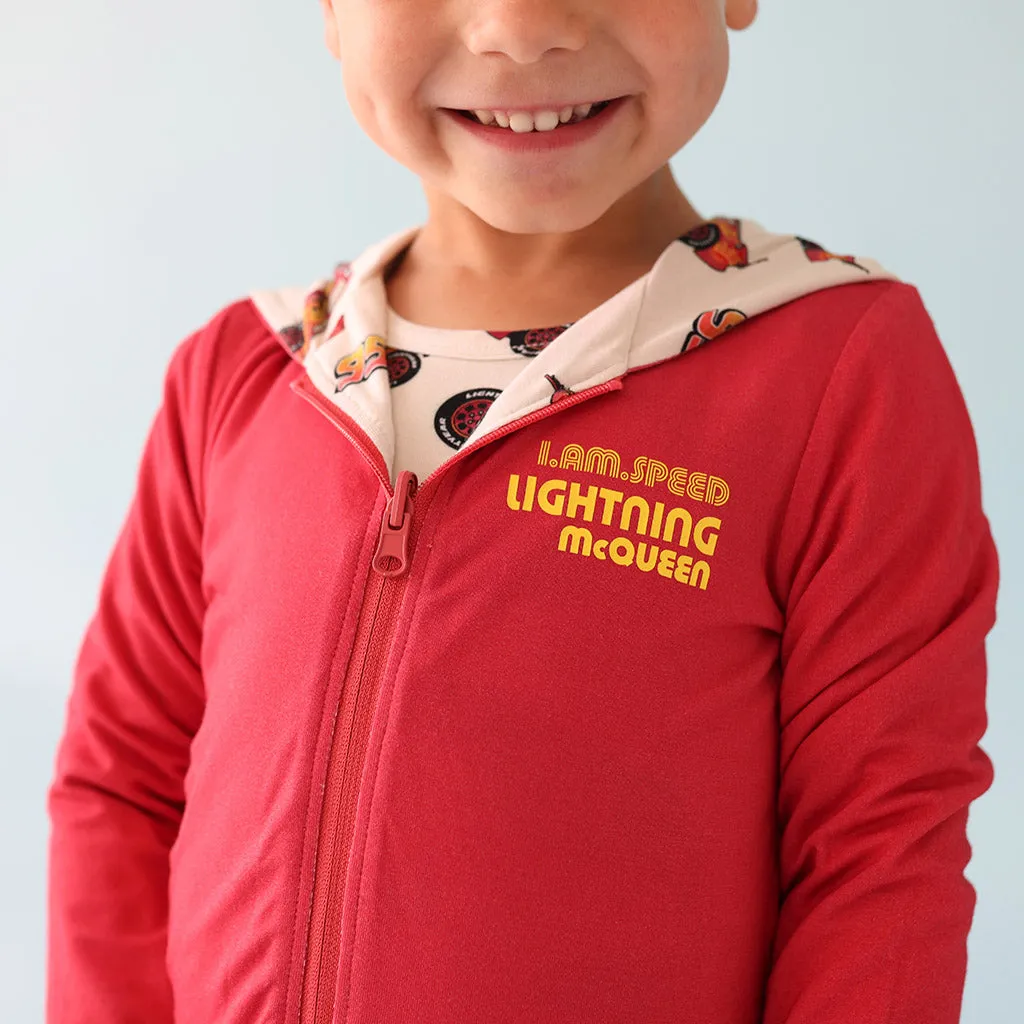 Disney Lightning McQueen & Lightning Red Reversible Long Sleeve Jacket