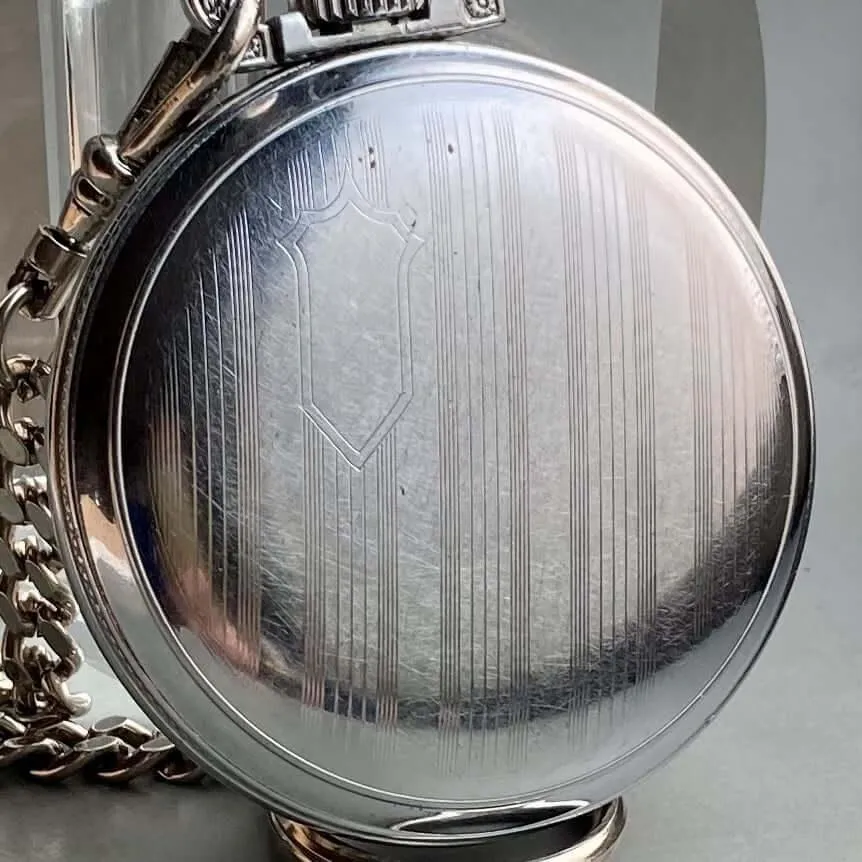 Elgin Pocket Watch 1950s Antique Manual 53mm Vintage