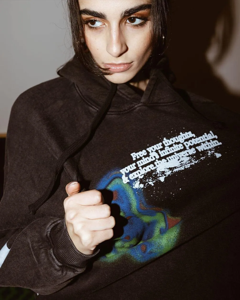 Free Your Thoughts Boxy Fit Hoodie
