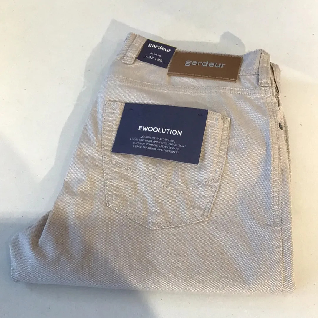 GARDEUR Sandro 5 pocket Taupe