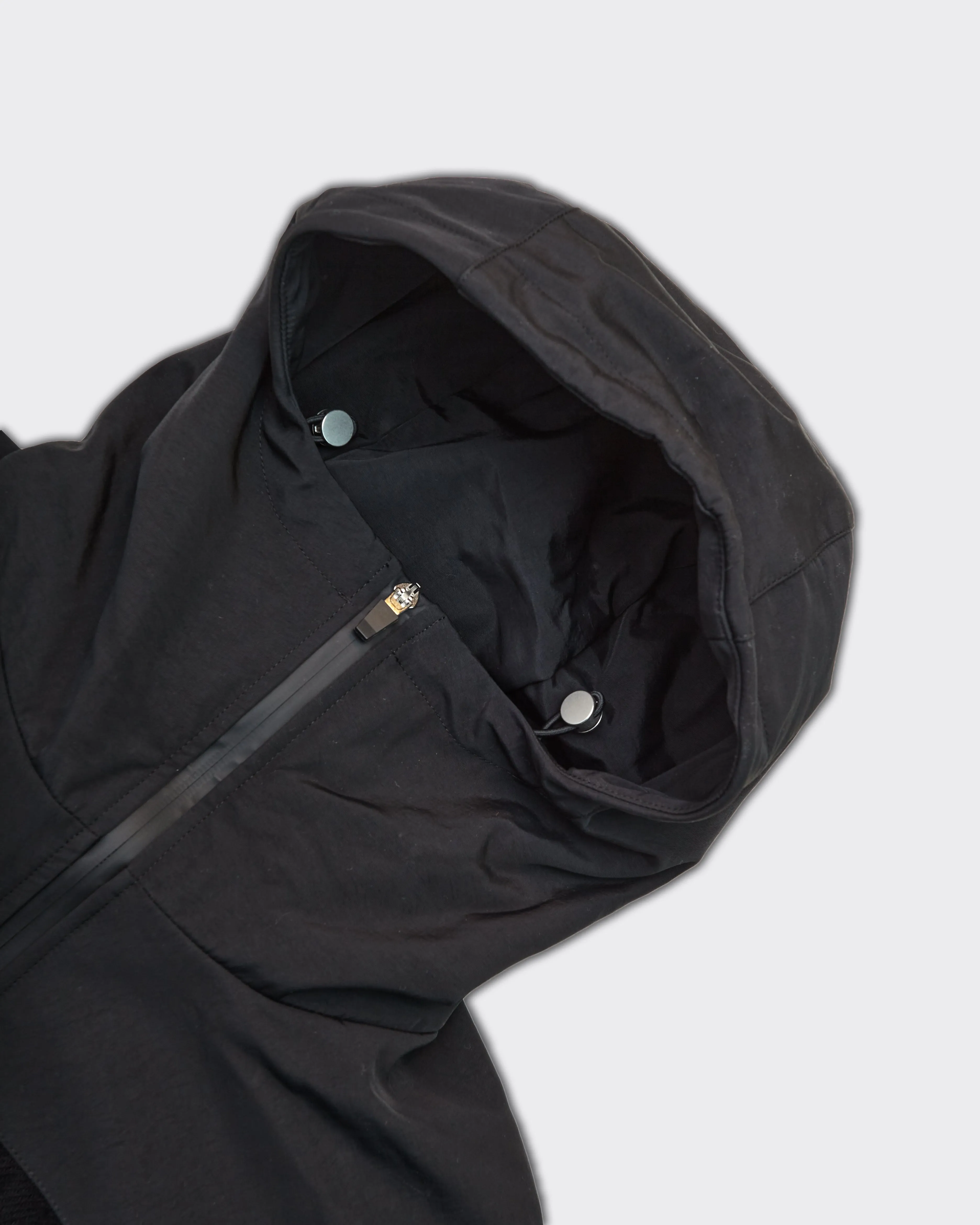 Giacca Wool Technical Nera