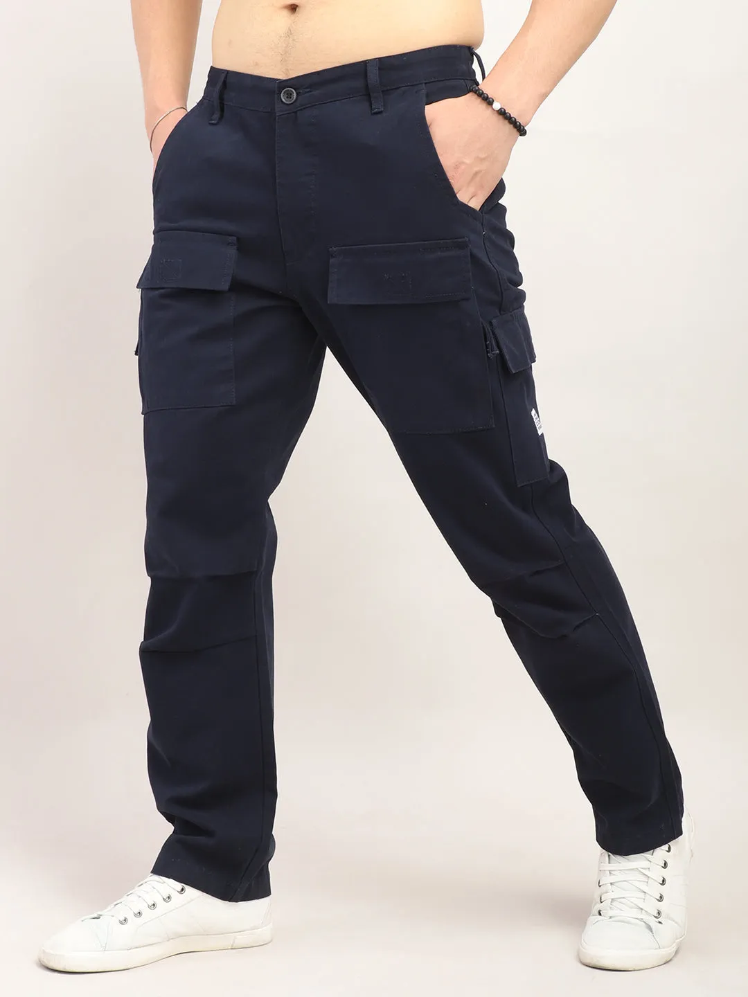 Glory Navy Multi Pocket Cargo