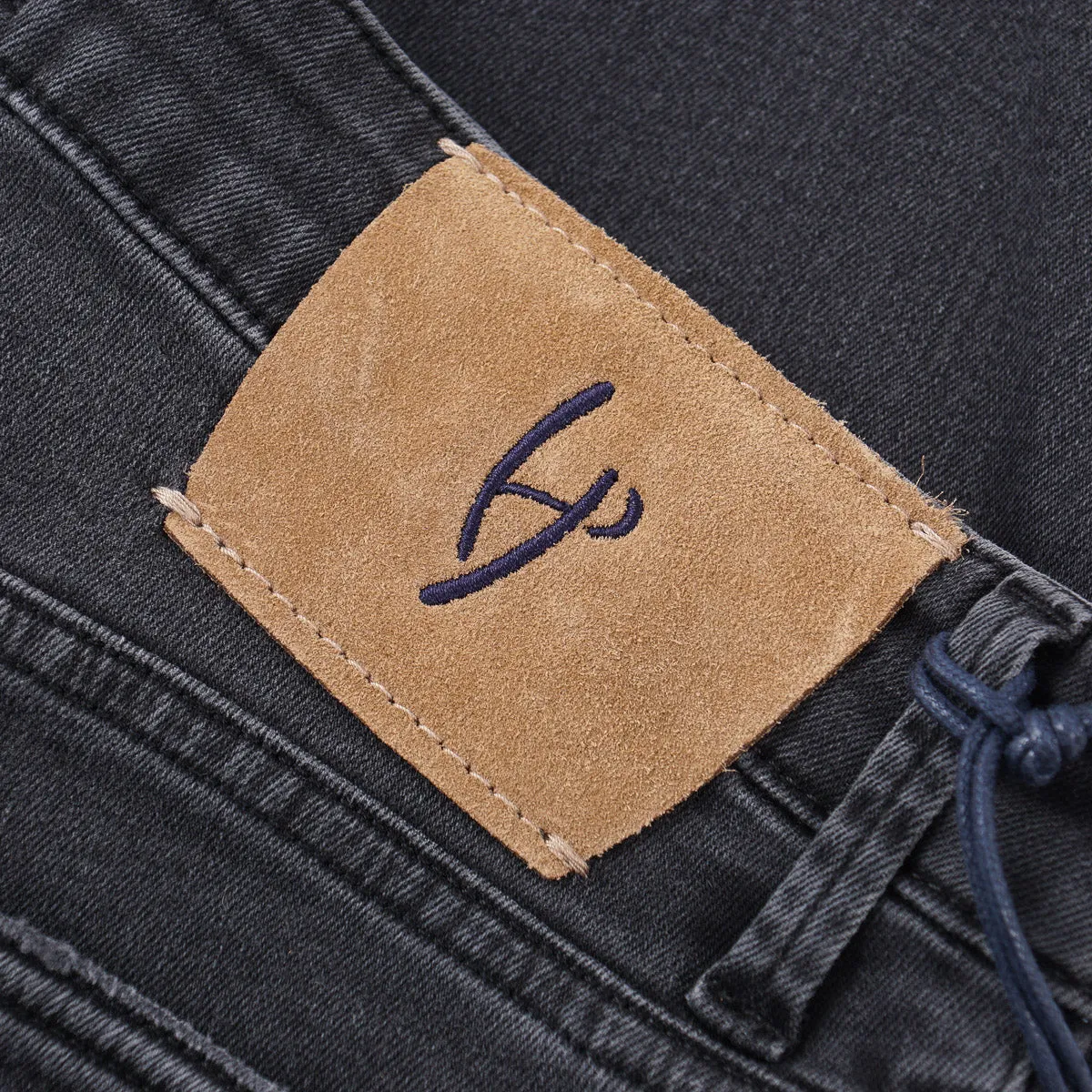 Handpicked 'Ravello' Slim-Fit Denim Jeans