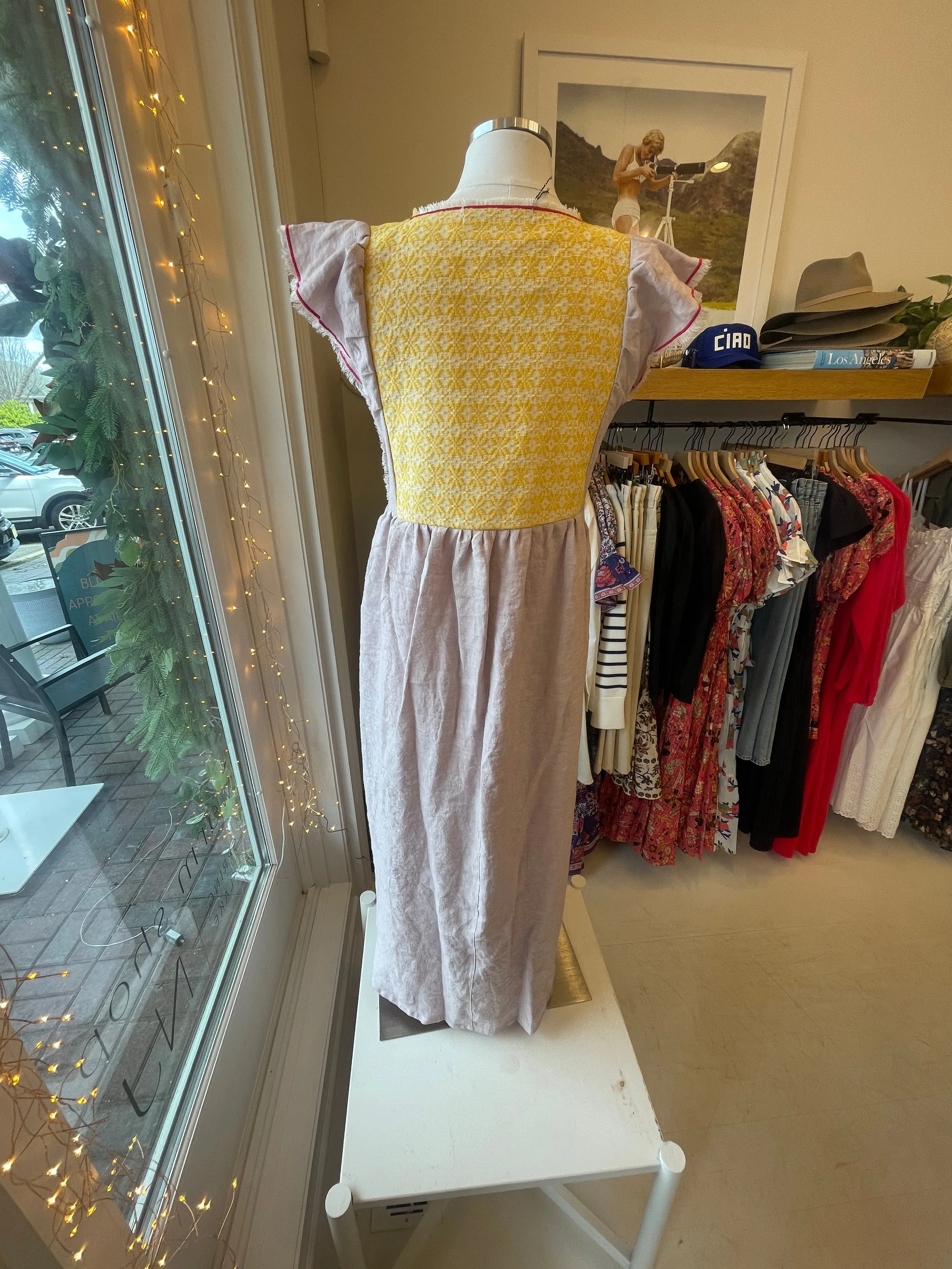 Jilly Linen Dress Long
