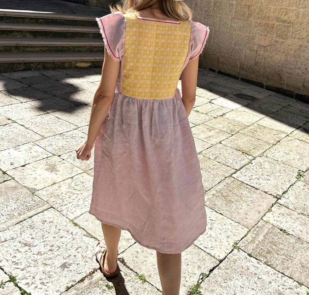 Jilly Linen Dress Short