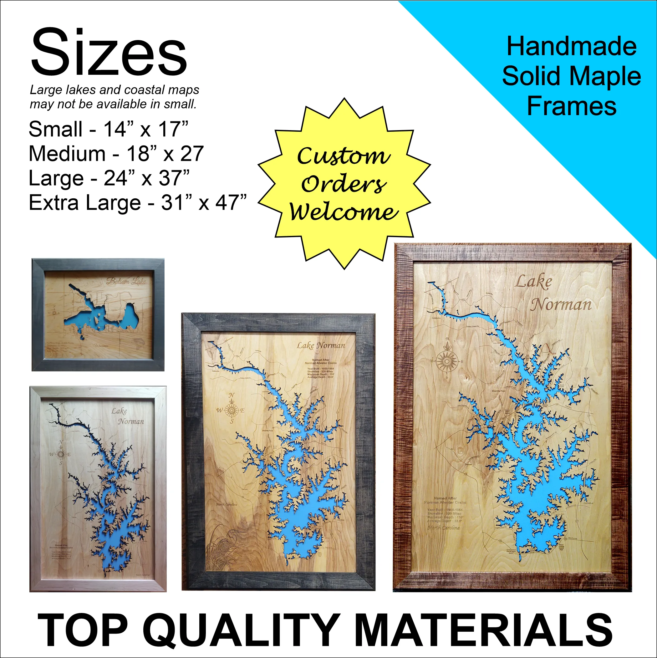 Lake Greeson, Arkansas  - Laser Cut Wood Map
