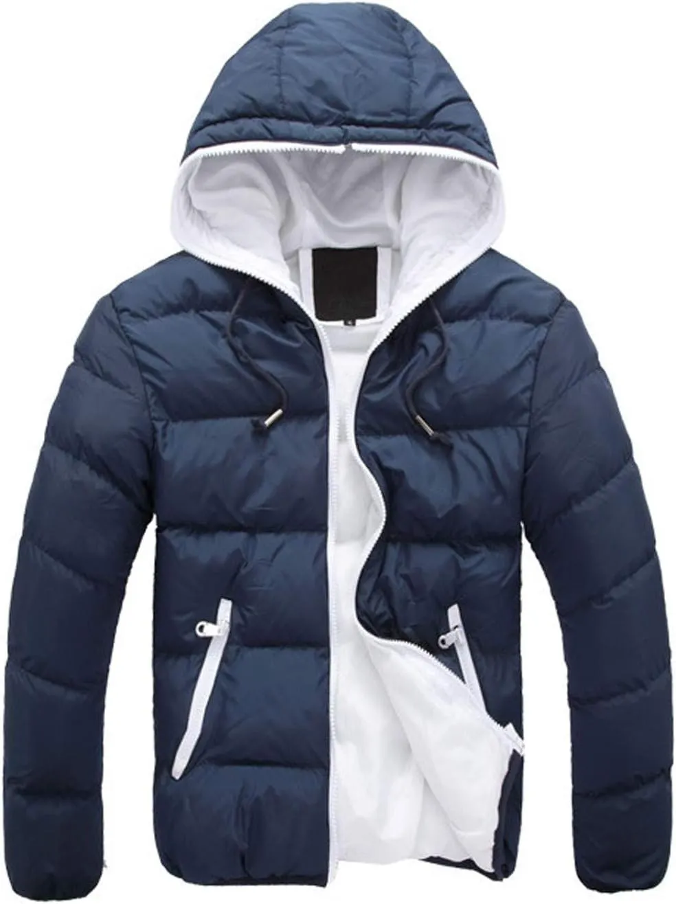 LCMTWX Men's Winter Thickened Warm Coats Solid Color Lapel Long Sleeve Coat Cardigan Plush Long Coat Mens Winter Coats