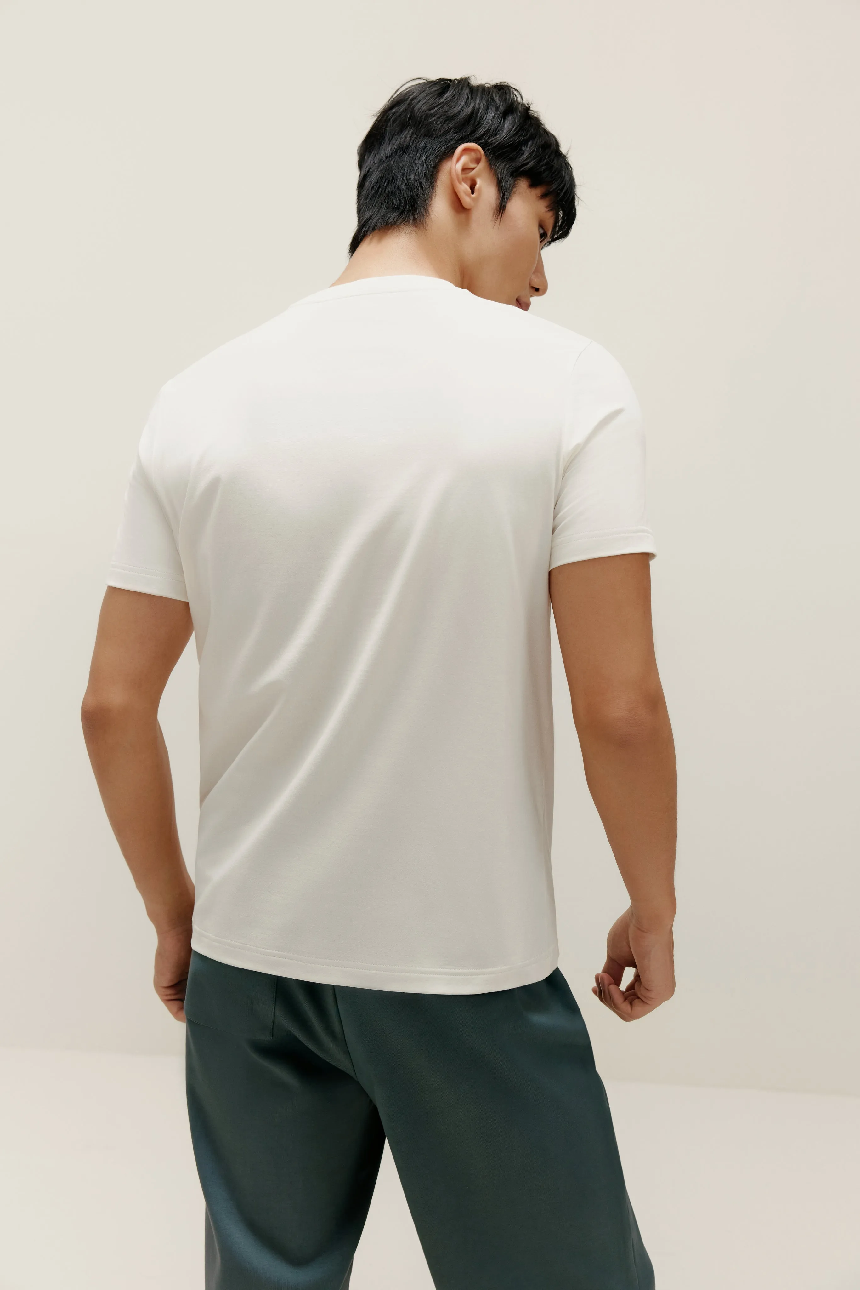 Men's Crew Neck Short-Sleeve Undershirt