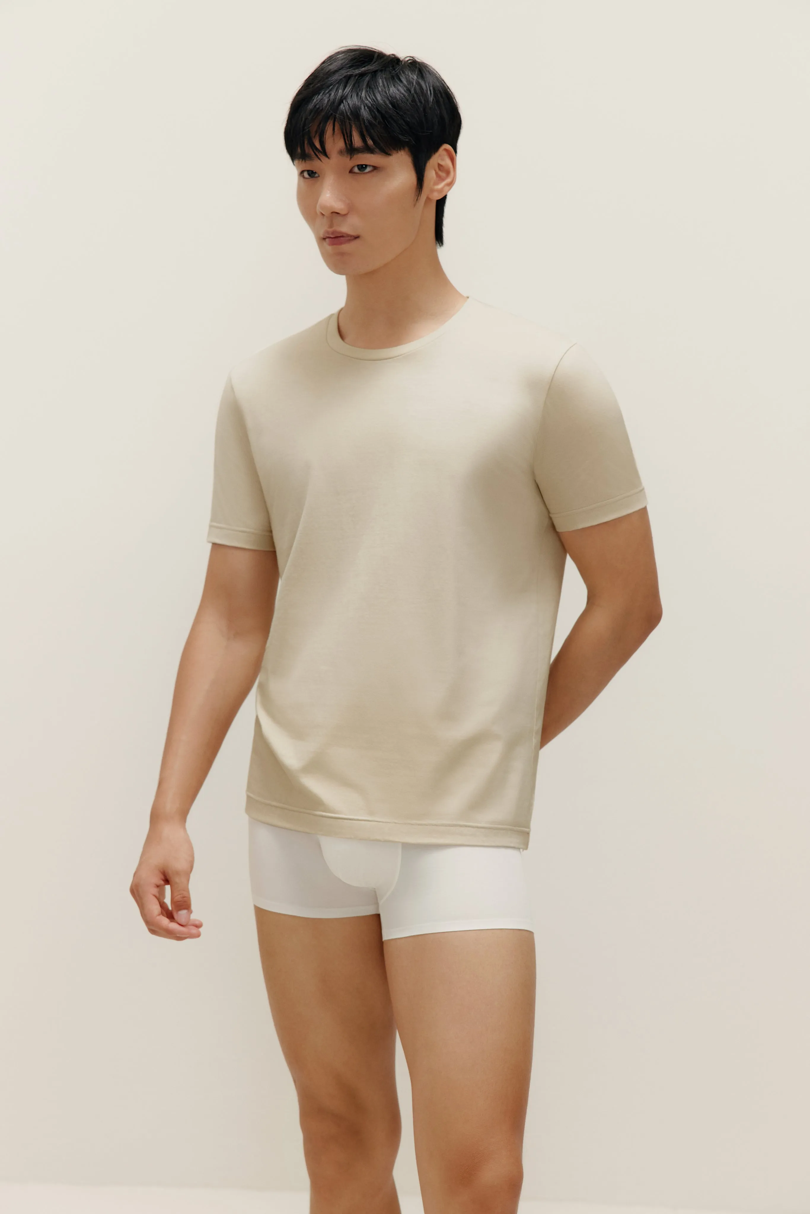 Men's Crew Neck Short-Sleeve Undershirt