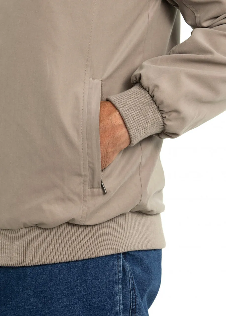 Microfibre Bomber Jacket