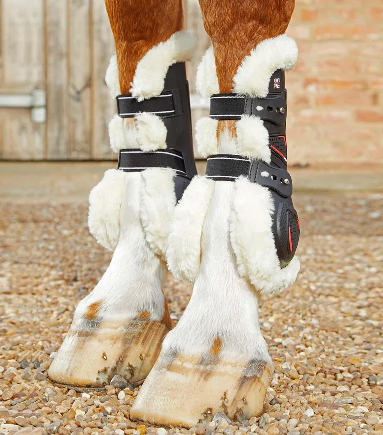 PEI Kevlar Techno-Wool Tendon Boots (Black)