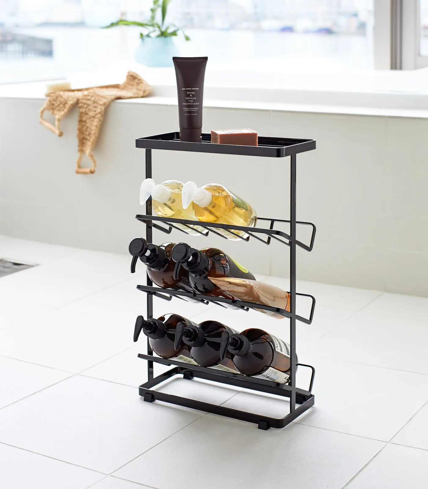 Shower Dispenser Caddy - Steel
