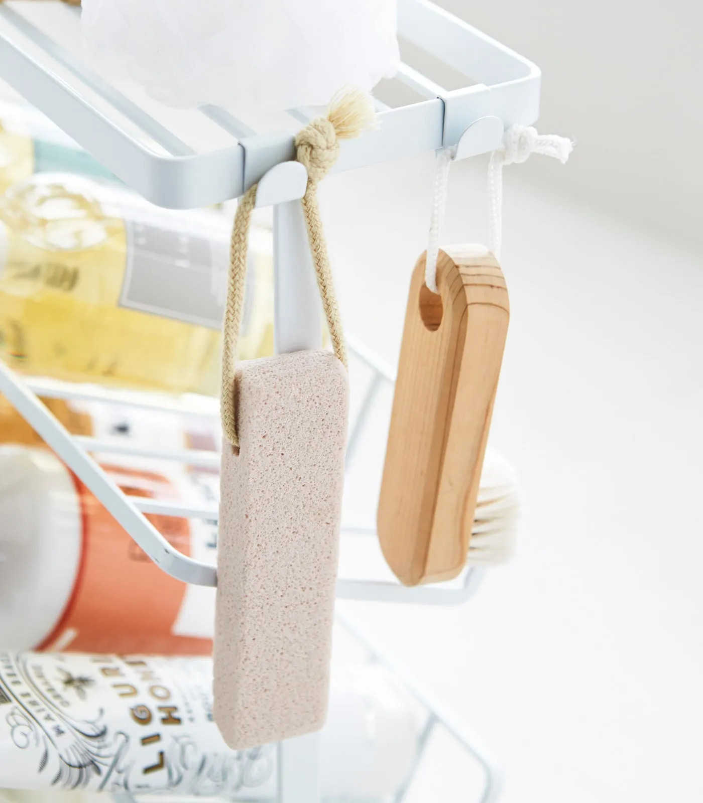 Shower Dispenser Caddy - Steel