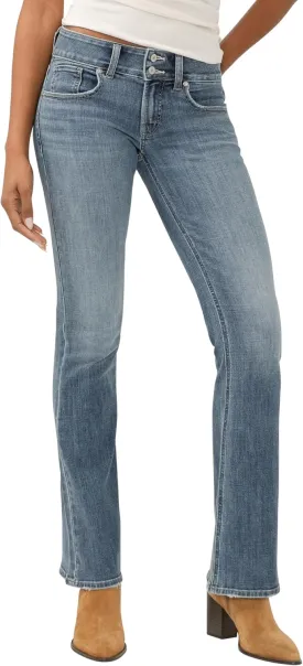 Silver Jeans Co. Women's Britt Low Rise Curvy Fit Slim Bootcut Jeans