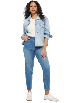 Size 22 | Commonry Light Blue Wash Slim Mid Rise Slim Jeans