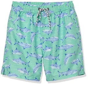Snapper Rock Boys Minty Shark Volley Board Short (SALE)