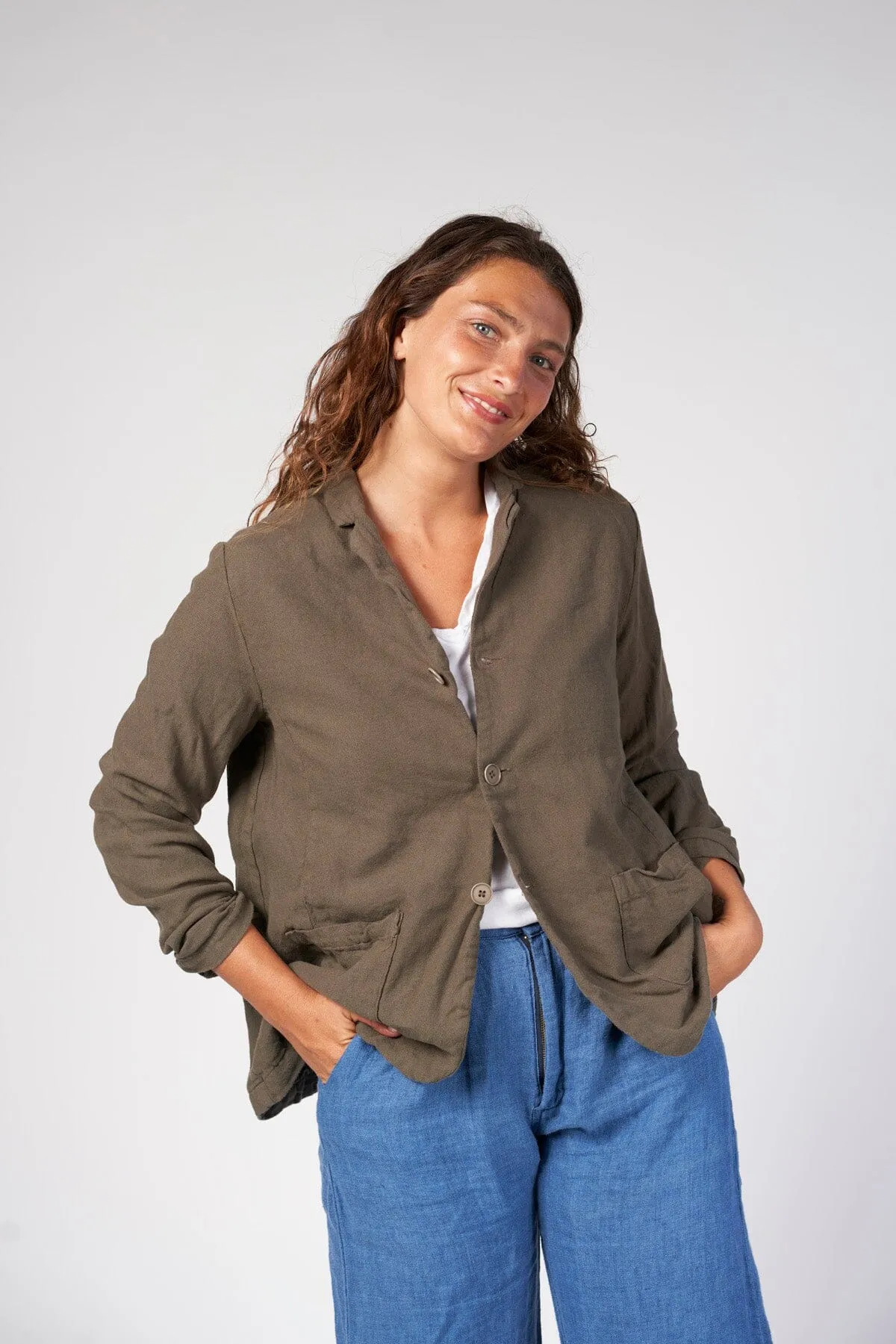 Tessa Jacket - Textured Cotton