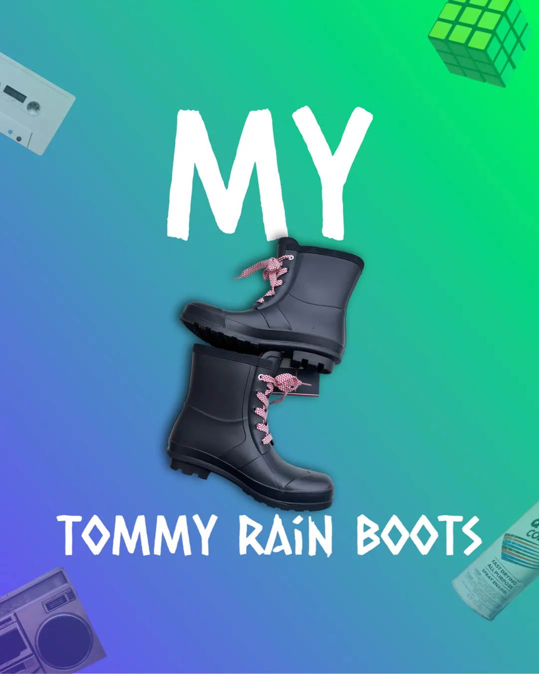 Tommy Hilfiger Women's Tamar Rain Booties