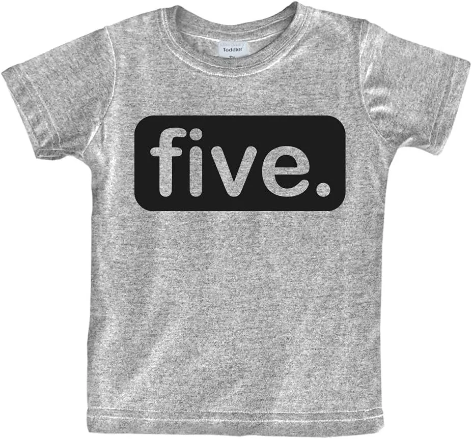 Unordinary Toddler 5th Birthday Shirt Boys 5 Year Old Birthday boy Five Shirt Gifts Fifth