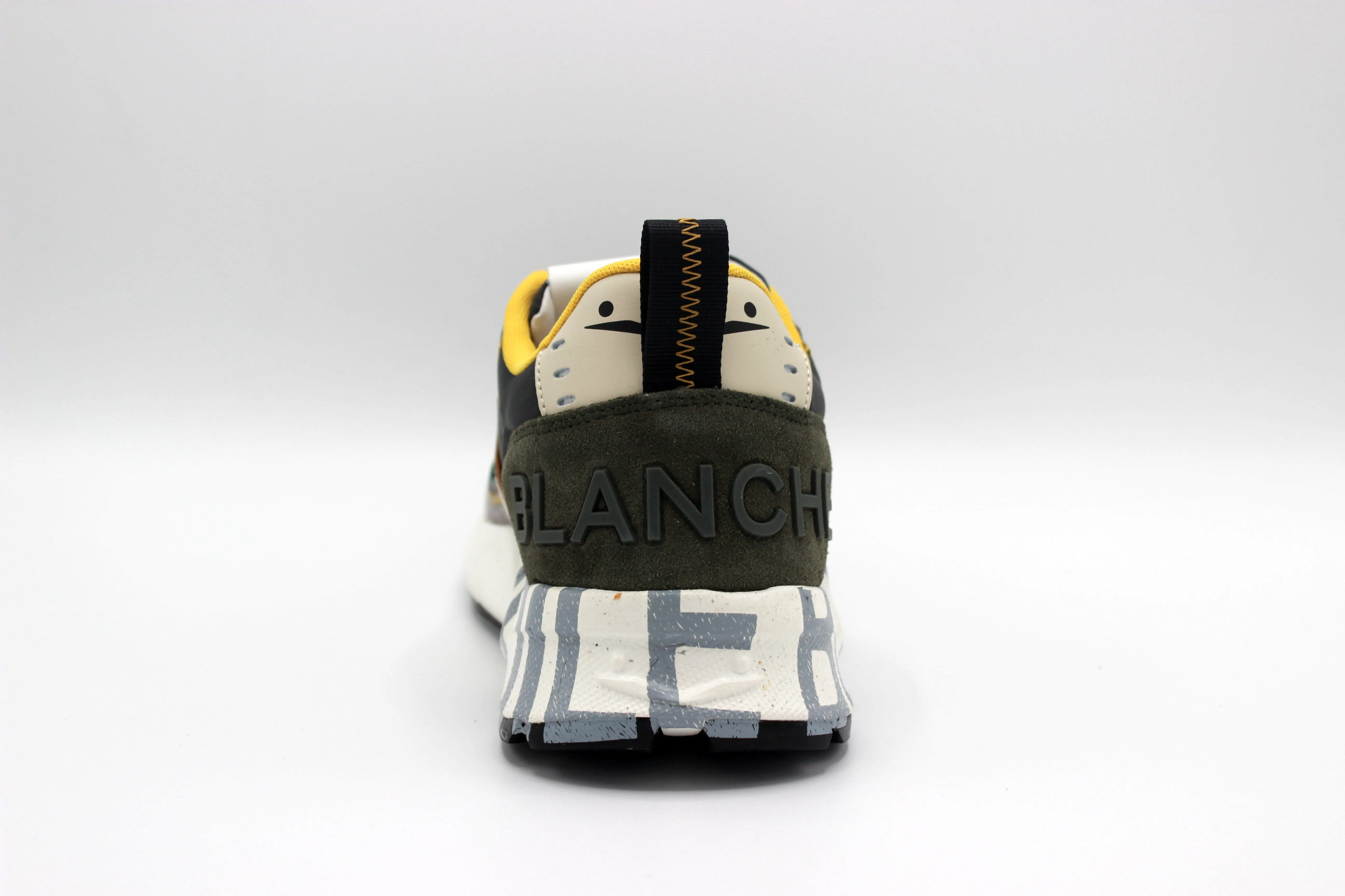 VOILE BLANCHE Club01 suede nylon light grey green